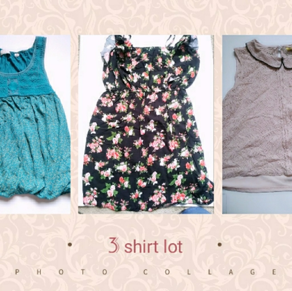 3 shirt lot